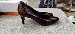 Escarpins Minelli taille 38 vernies reflets bordeaux 
