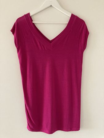 Damen T-Shirt Colora pink V-Ausschnitt guter Zustand