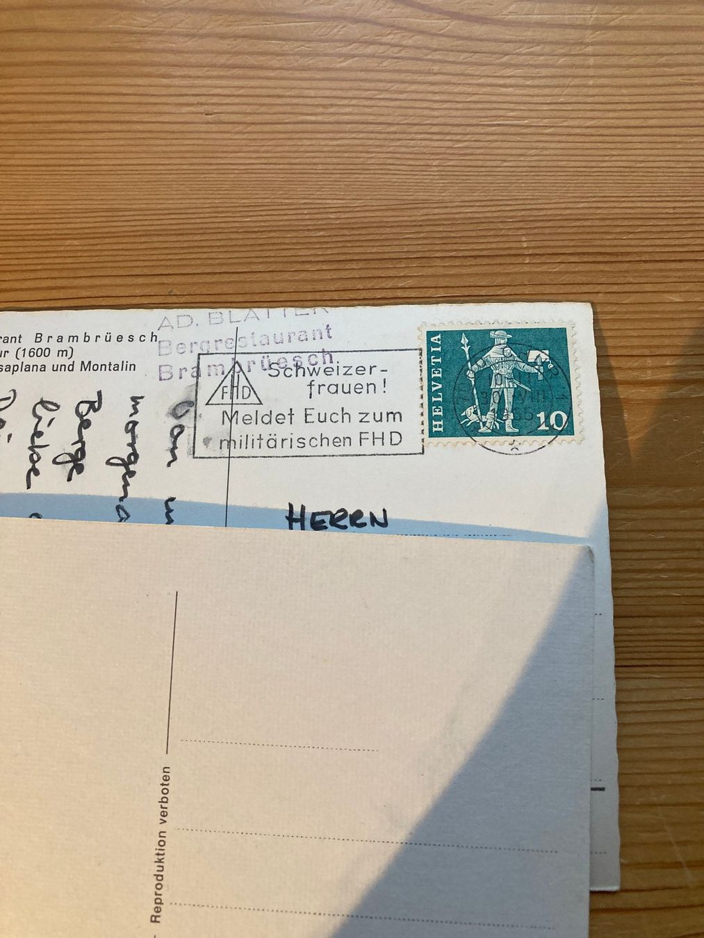 Cartoline postali: Chur - 2 AK ab 1965 – Usato da Oberuzwil venduto da Henri09 2