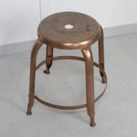 Metallhocker Kupferfarben House Doctor Define45-Style