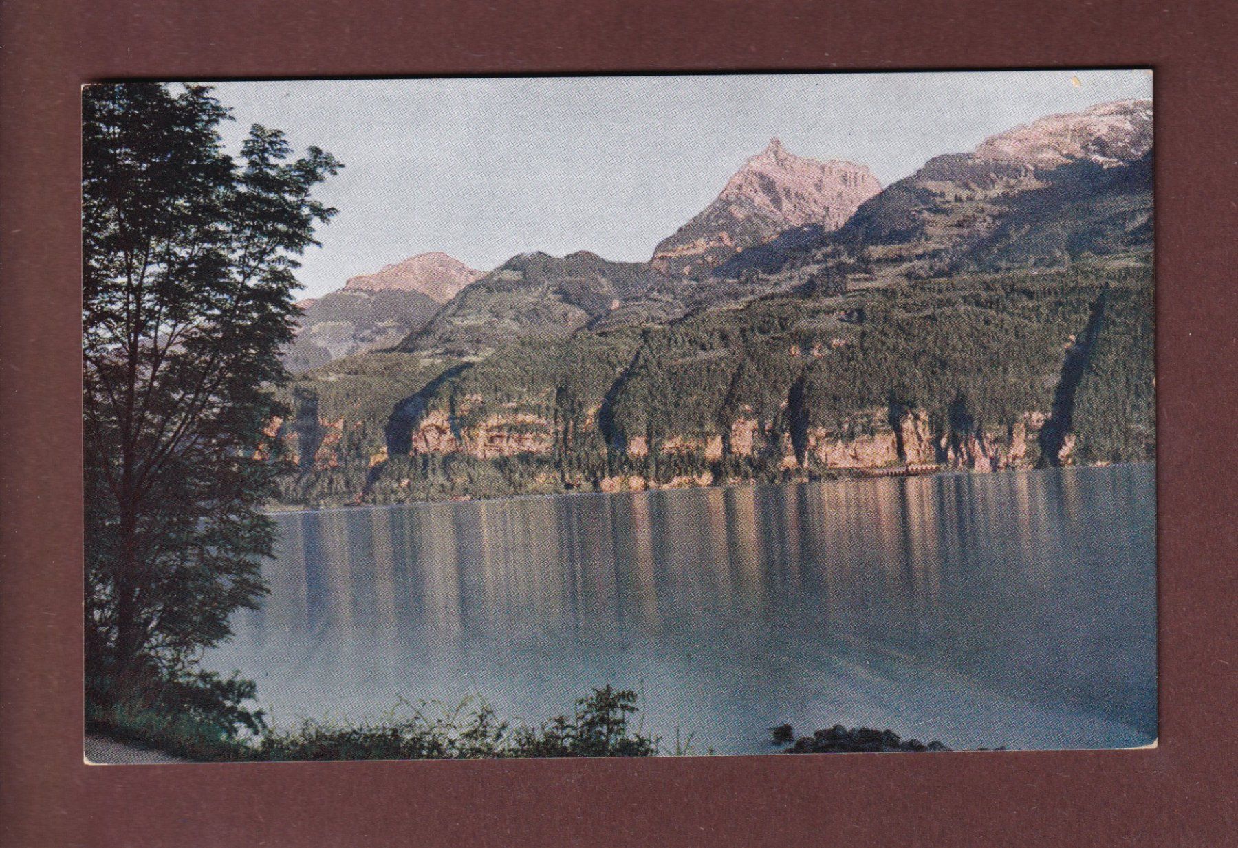 Ansichtskarten: WALENSEE - Mürtschenstock - Abendstimmung – Gebraucht aus Pully von nicecards-shop
