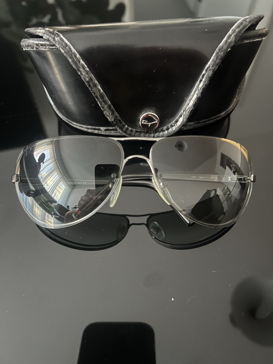 Salvatore Ferragamo Occhiali & Lenti: Salvatore Ferragamo Sonnenbrille Large – Usato da Zürich venduto da Walllstreet 7