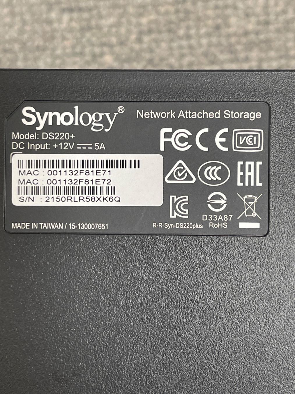 Synology PC: Synology DS220+, NAS – Usato da Matzingen venduto da carola71 3