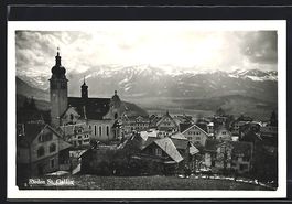 Rieden, Ortsansicht aus der Ferne bei de
