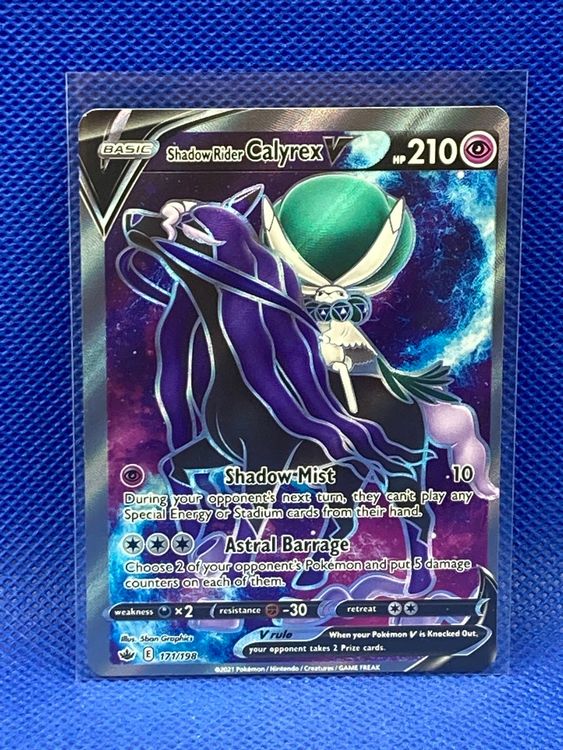 Pokemon Chilling Reign / Shadow Rider Calyrex V 171 / 198 (Neu (gemäss ...