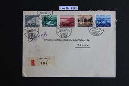 PP Brief sauber gestempelt 1955                     Los 6262