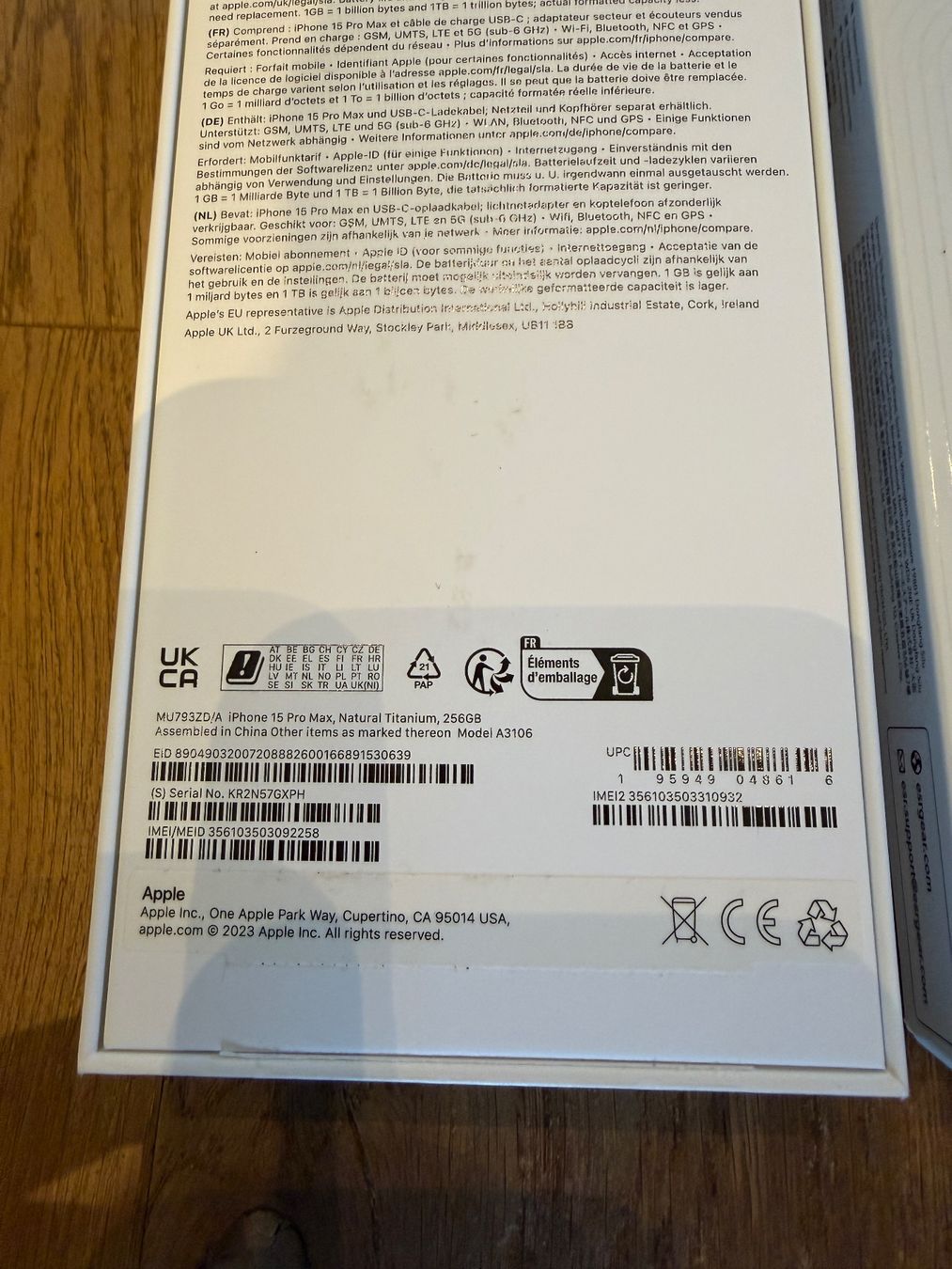 Apple Telefoni cellulari / Smartphones: Apple iPhone 15 pro Max 256GB Natur Titanium – Usato da Belp venduto da SUI_Montana 3