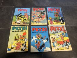 Petzi Bücher 6 Stück guter Zustand