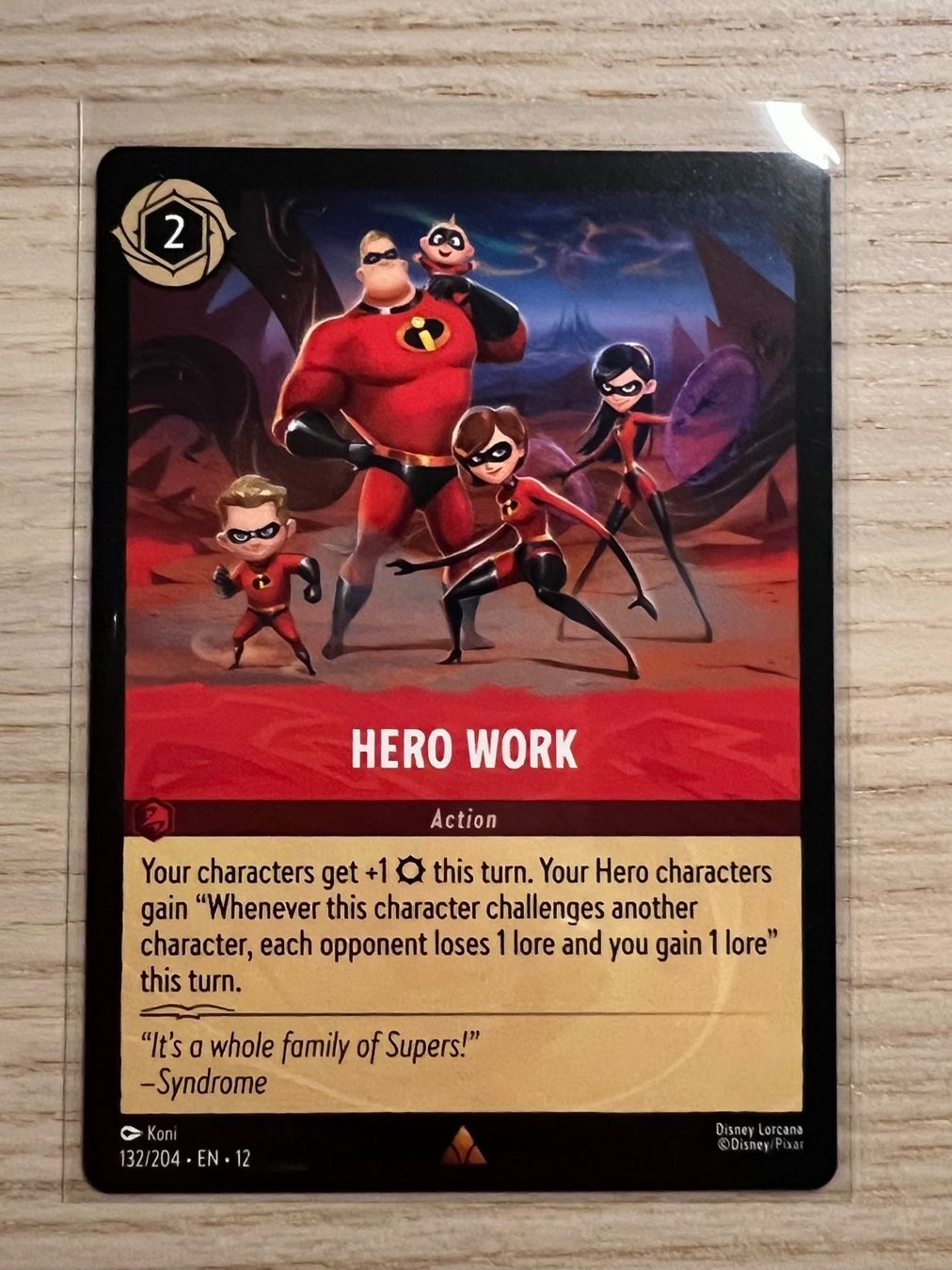 Disney Sammelbilder & Trading cards: Hero Work 132 EN Disney Lorcana Wilds Unknown 12 – Neu (gemäss Beschreibung) aus Rafz von SaintCruz