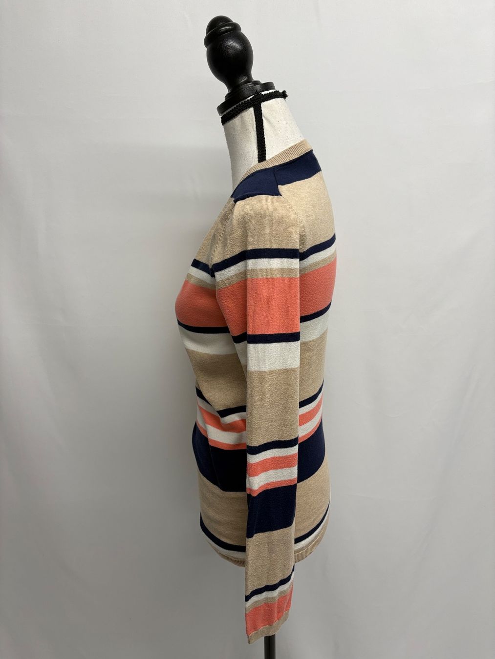 Tommy Hilfiger Pullover & Sweatshirts: Tommy Hilfiger Pullover gestreift Gr. XS beige Baumwolle – Gebraucht aus Regensdorf von secondchancefashion 1