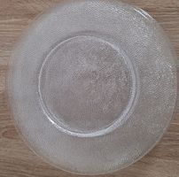 Drei elegante Glasteller - top Zustand