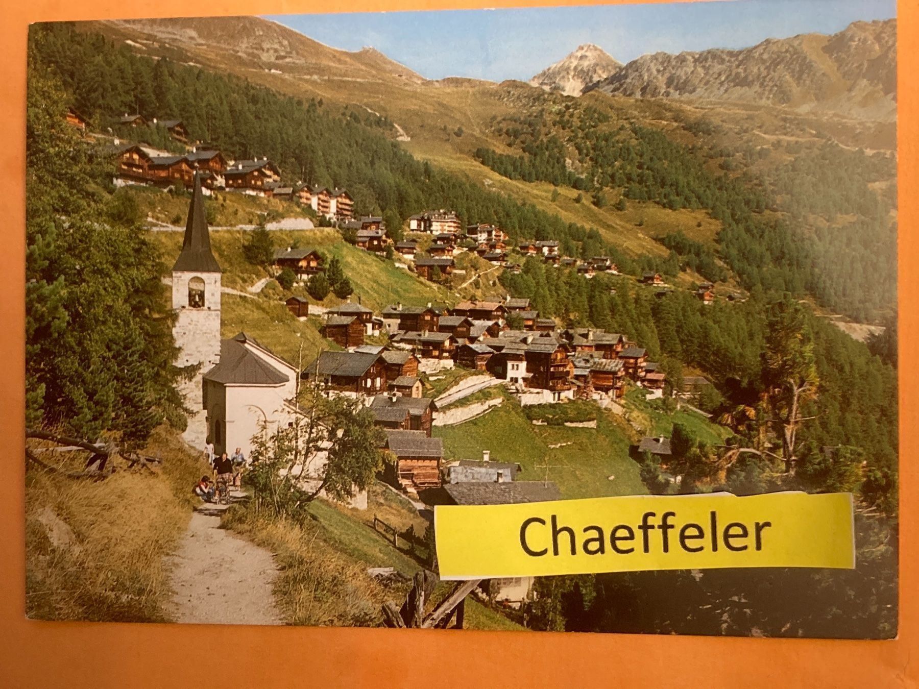 Ansichtskarten: 77008 Chandolin, Valais – Gebraucht aus Zürich von Chaeffeler