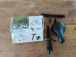Sella per bicicletta per bambini, attacco rapido, nuovo