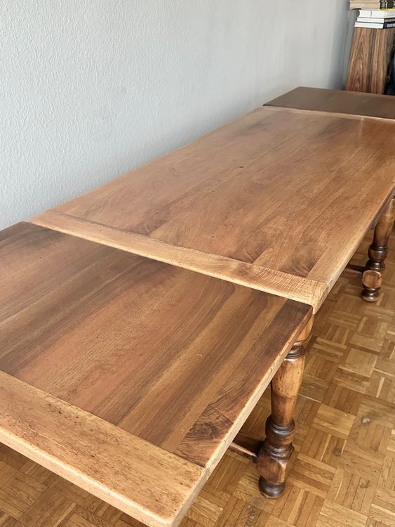 Alter Holztisch / Esstisch, ausziehbar / Eiche massiv Kaufen auf Ricardo