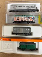 4 Set N  Hobbytrain gedeckte Güterwagen und Gepäckwagen SBB