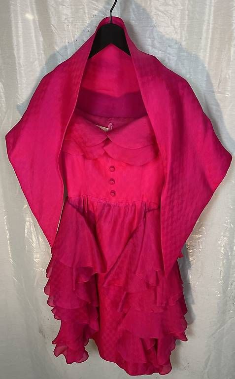 Kleider: Rotes Vintagkleid, Serge Le Page, ca. 60er oder 70er – Gebraucht aus Bern von daskannweg 4