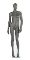 Schaufensterpuppe Damenfigur grau