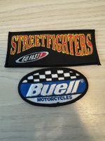 BUELL, KONVOLUT von 2 Aufnähern, Buell, Streetfighters