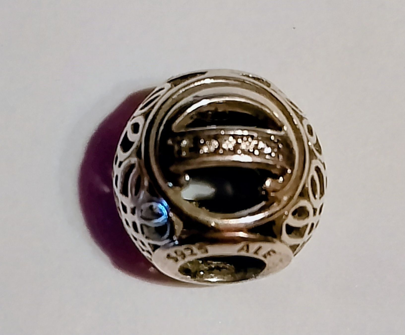 Pandora Ciondoli: Pandora Charm Openwork mit Zirkonen – Usato da Therwil venduto da col_m6rx