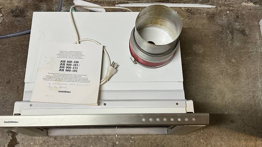 Cappe di aspirazione: Dampfabzug Gaggenau 60 cm  – Usato da Künten venduto da buli76 2