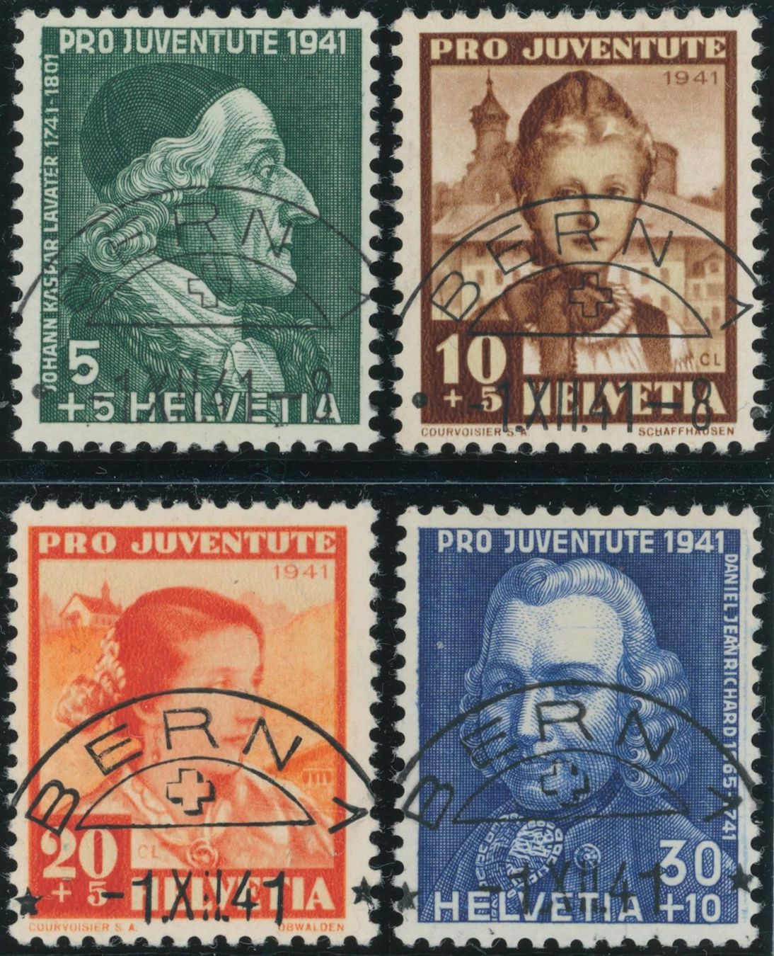 Alle Briefmarken: 1941 - Pro Juventute - Ersttag ET – Gebraucht aus Schindellegi von leecollect