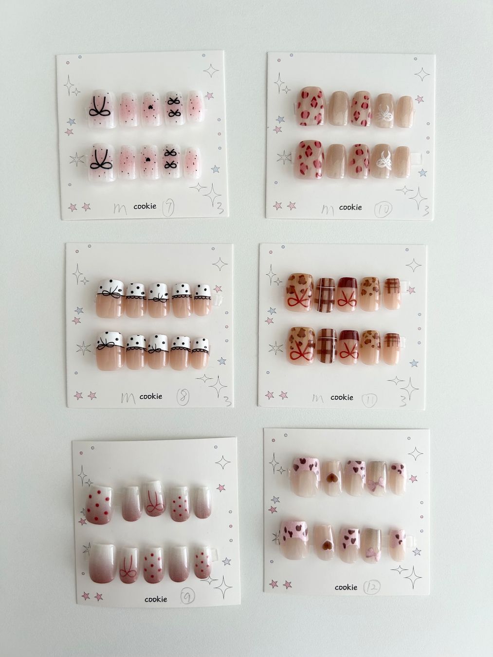 Ongles artificiels: Press-on nail  - New - short square - size M – Neuf (Voir description) à Basel par lau_982w 2