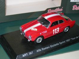 Alfa Roméo Giulietta Sprint 1957 N°113 * Detail Cars 1:43