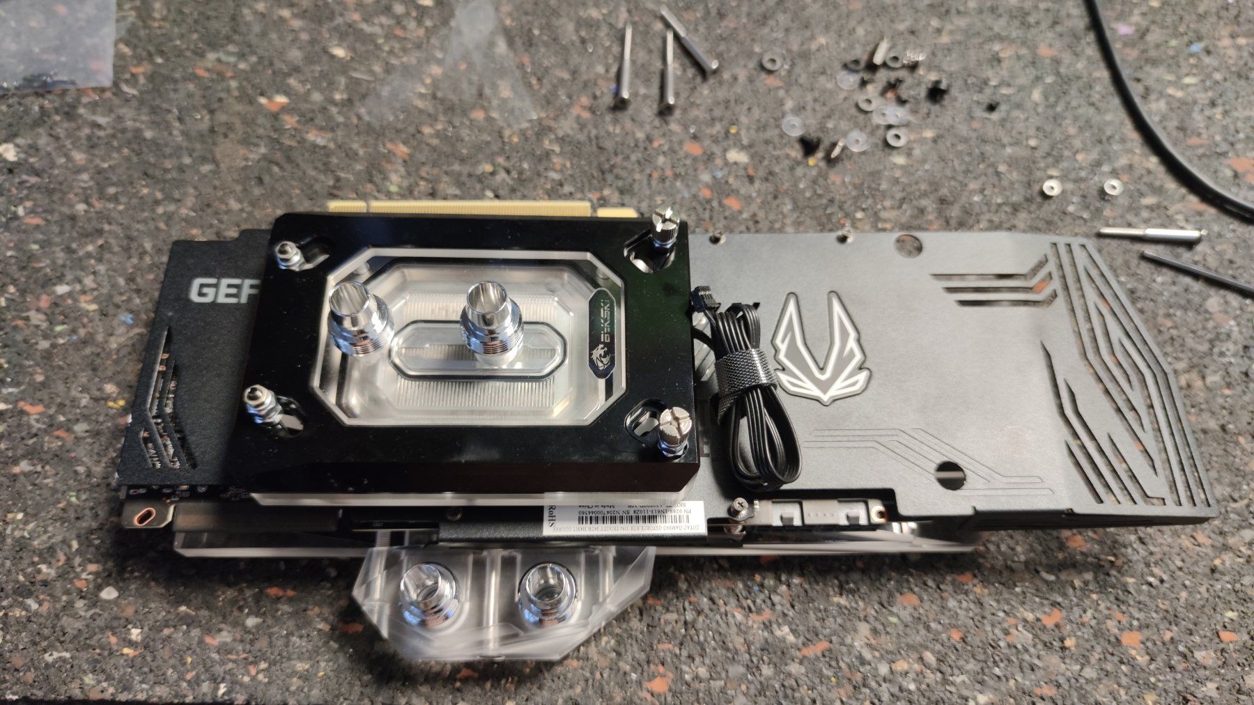 Nvidia 3090 24Gb Bifacial Wasser Kuhlung und Original Lüfter (Usato) a ...