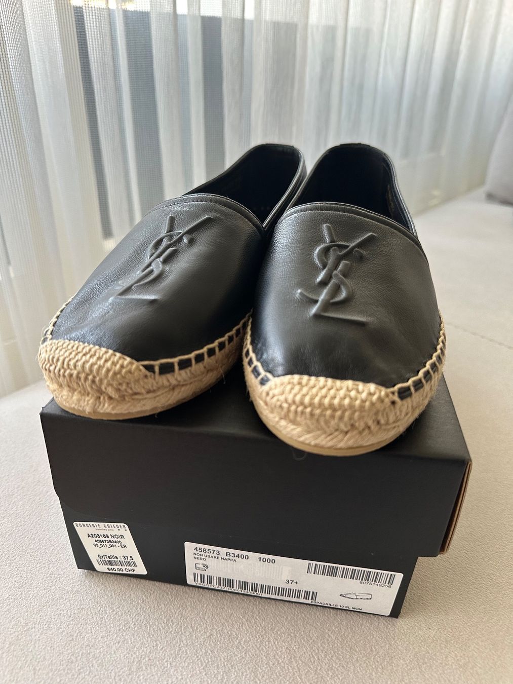 Saint Laurent Scarpe da donna: Neue YSL Schuhe / Espadrilles Grösse 37.5 – Nuovo e nell'imballaggio originale da Cham venduto da CBirinci 3