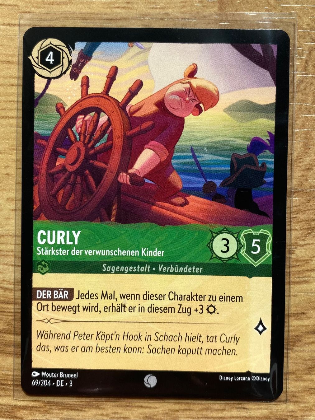 Disney Carte collezionabili: Curly DE 69 Disney Lorcana 3 Peter Pan – Nuovo (secondo la descrizione) da Rafz venduto da SaintCruz
