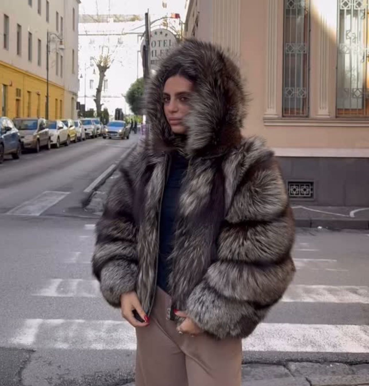 Giacche: Silberfuchs Echtfell bomber jacke – Nuovo (secondo la descrizione) da Triesen venduto da KiSc1 1