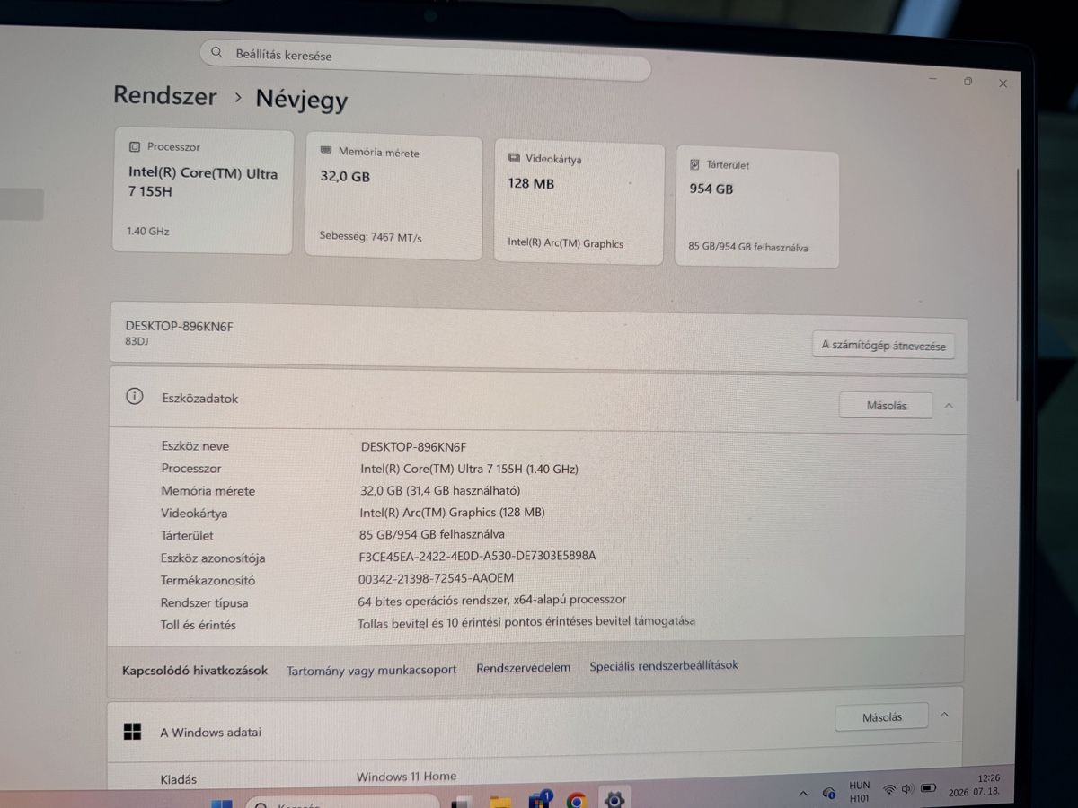 Lenovo Notebooks: Lenovo yoga 7 2 in 1 – Neu (gemäss Beschreibung) aus Täsch von mop_hd5m 3