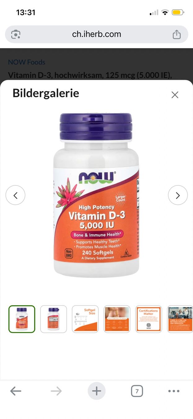Lebensmittel & Spezialitäten: Vitamin D3 – Neu und originalverpackt aus Seedorf UR von Vita000 1