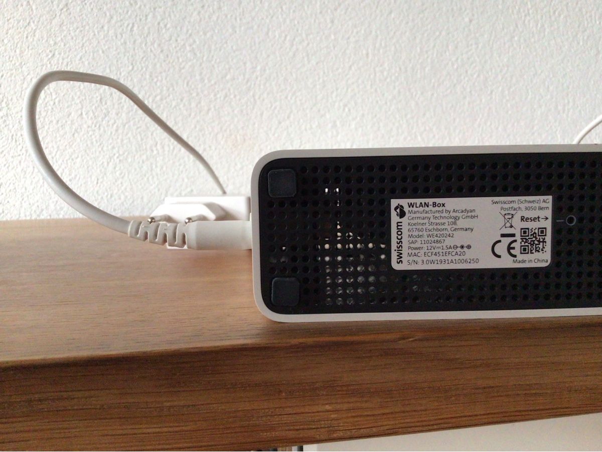 Swisscom Wlan: Swisscom WLan-Verstärker – Gebraucht aus Illnau von Potwall 1