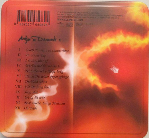 CD: Gölä ÄNGU U DÄMONE 1 in Blechdose CD – Usato da Kandergrund venduto da Sososo 1