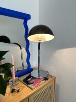 Vintage Schreibtisch Lampe in schwarz/chrom ca 70iger Jahre