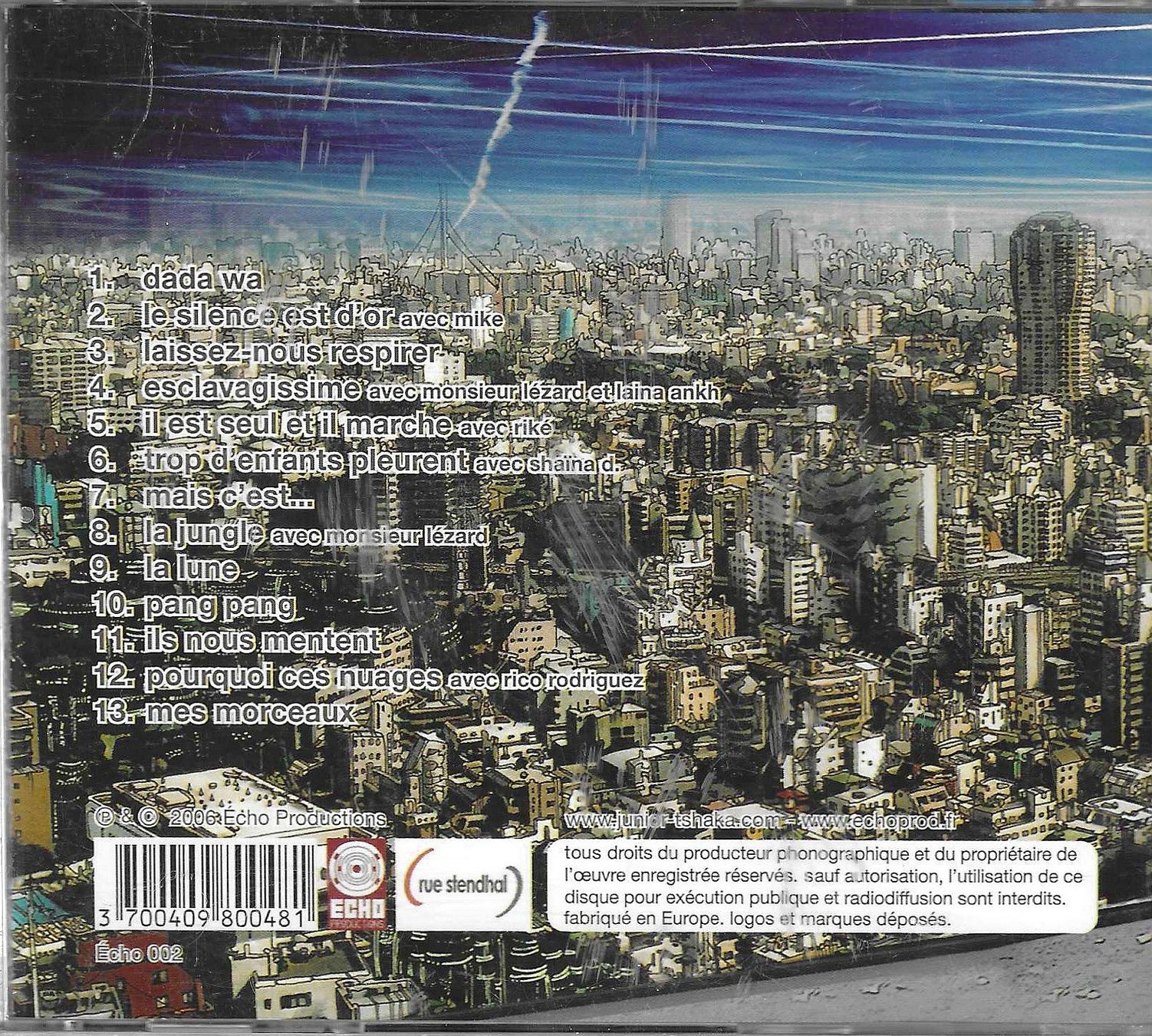 CD: Junior Tshaka - La Jungle – Usato da Savagnier venduto da Ne2065 1