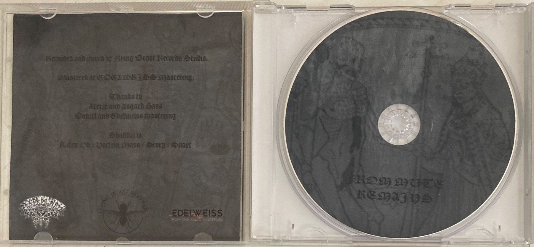 CDs: SHADDAI - FROM MUTE REMAINS – D'occasion à Poliez-Pittet par Newtown-Records 2