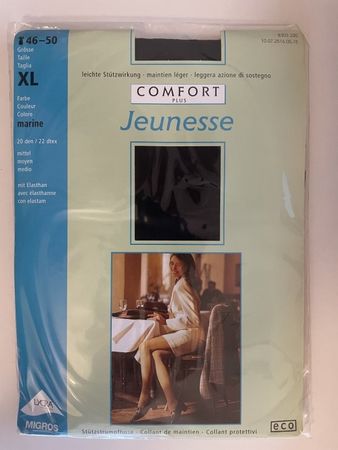 Comfort Jeunesse Strumpfhose leicht stützend Gr XL Marine !