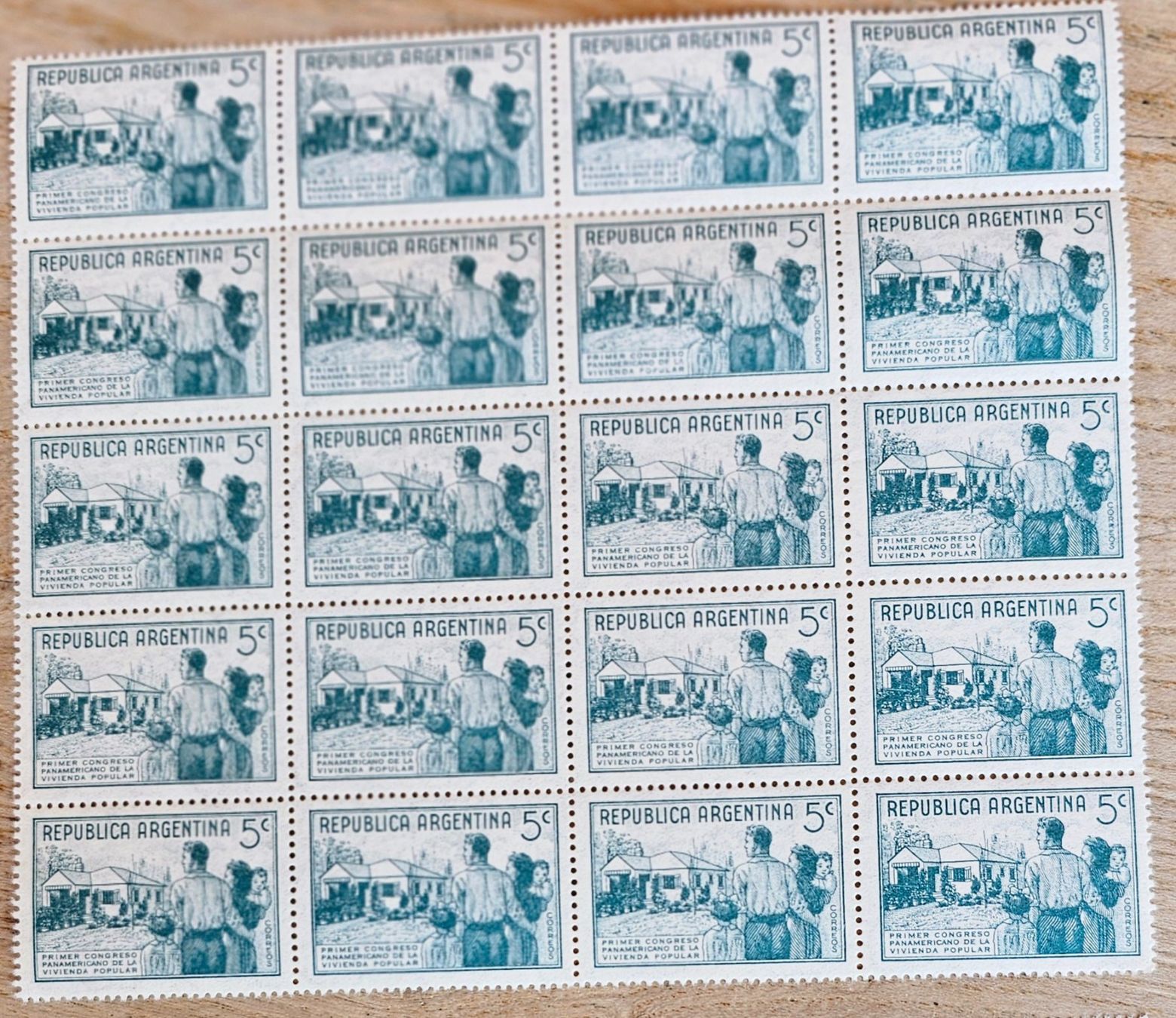 Tutti i francobolli: Argentina - 16 Marken Bogen ** 1939 – Nuovo (secondo la descrizione) da Les Valettes venduto da Nuba1