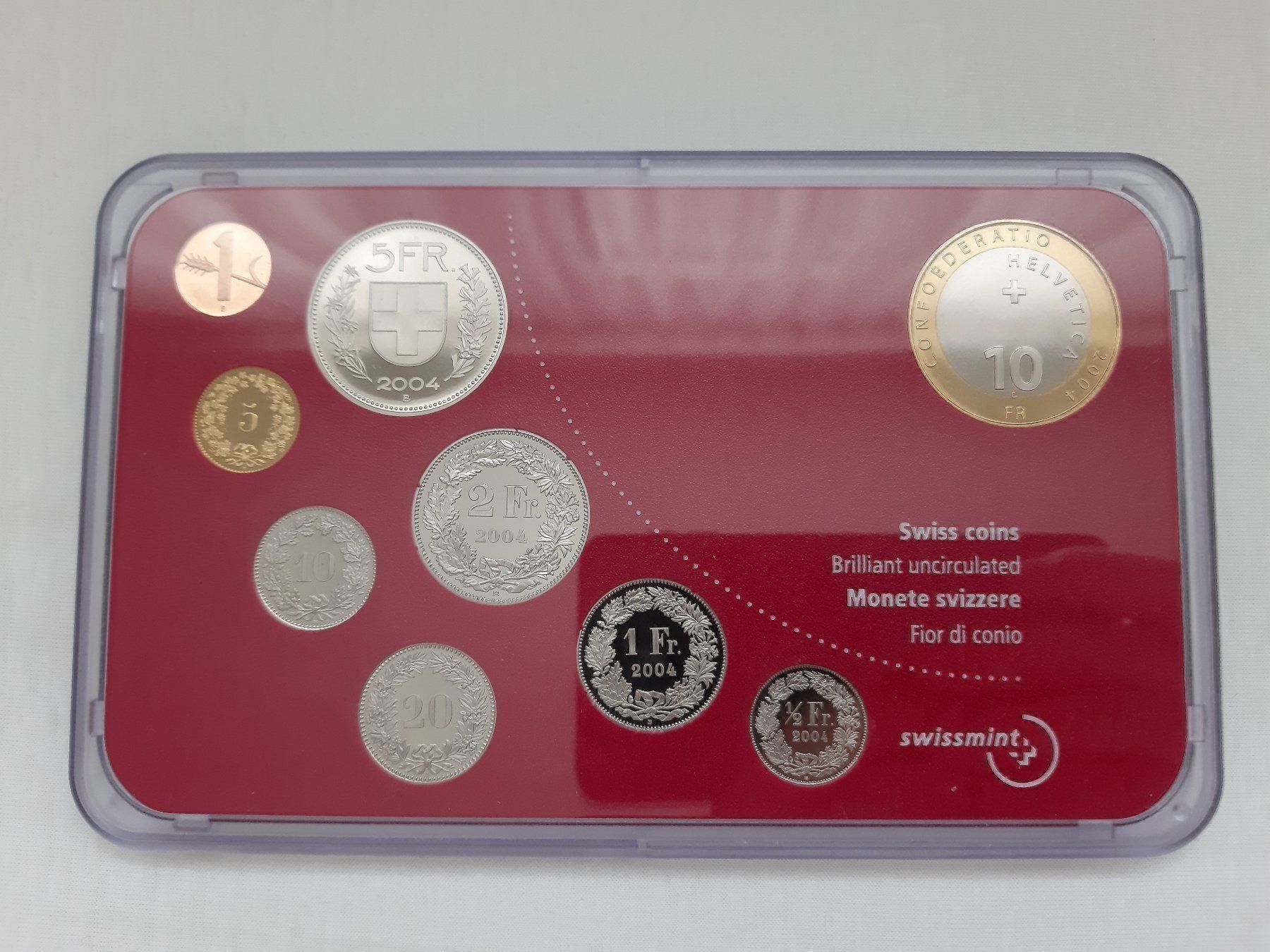 Tutti le monete: Münzsatz 2004 stgl NEU! – Nuovo e nell'imballaggio originale da Pfäffikon ZH venduto da Schweizer_Muenzen 3