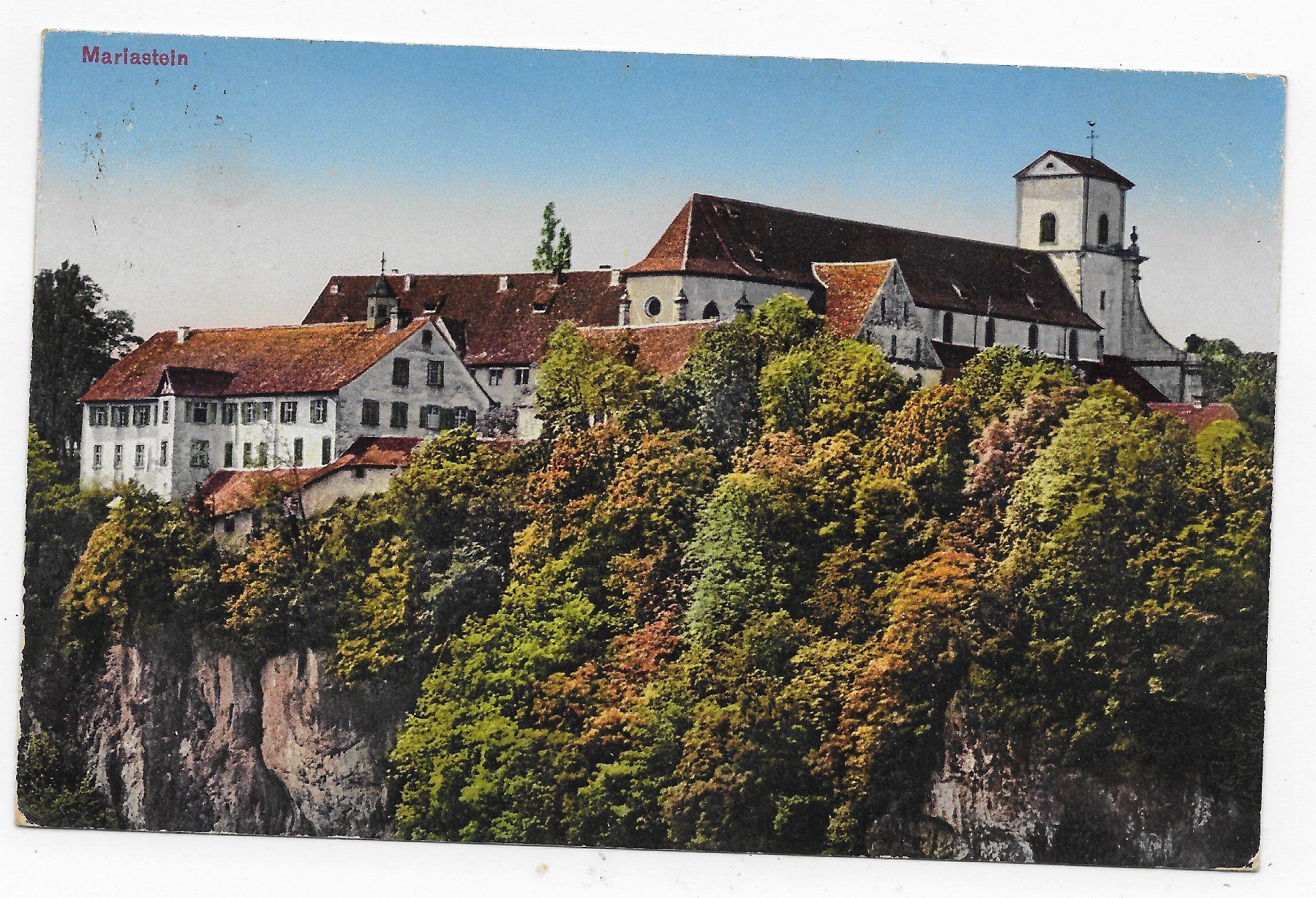 Cartoline postali: Ansicht Mariastein um1929 – Usato da Hefenhofen venduto da Richsalz