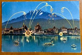 Luzern - Feux artifices nocturnes 1926