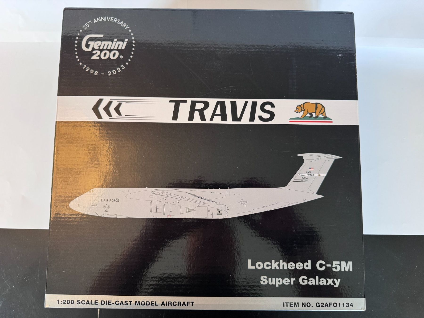 Lockheed Kit di modellismo & Modellini statici: Gemini Jets 200 Lockheed C-5M Super Galaxy USAF 1:200 - 25th – Nuovo (secondo la descrizione) da Grüningen venduto da bra_l7mn