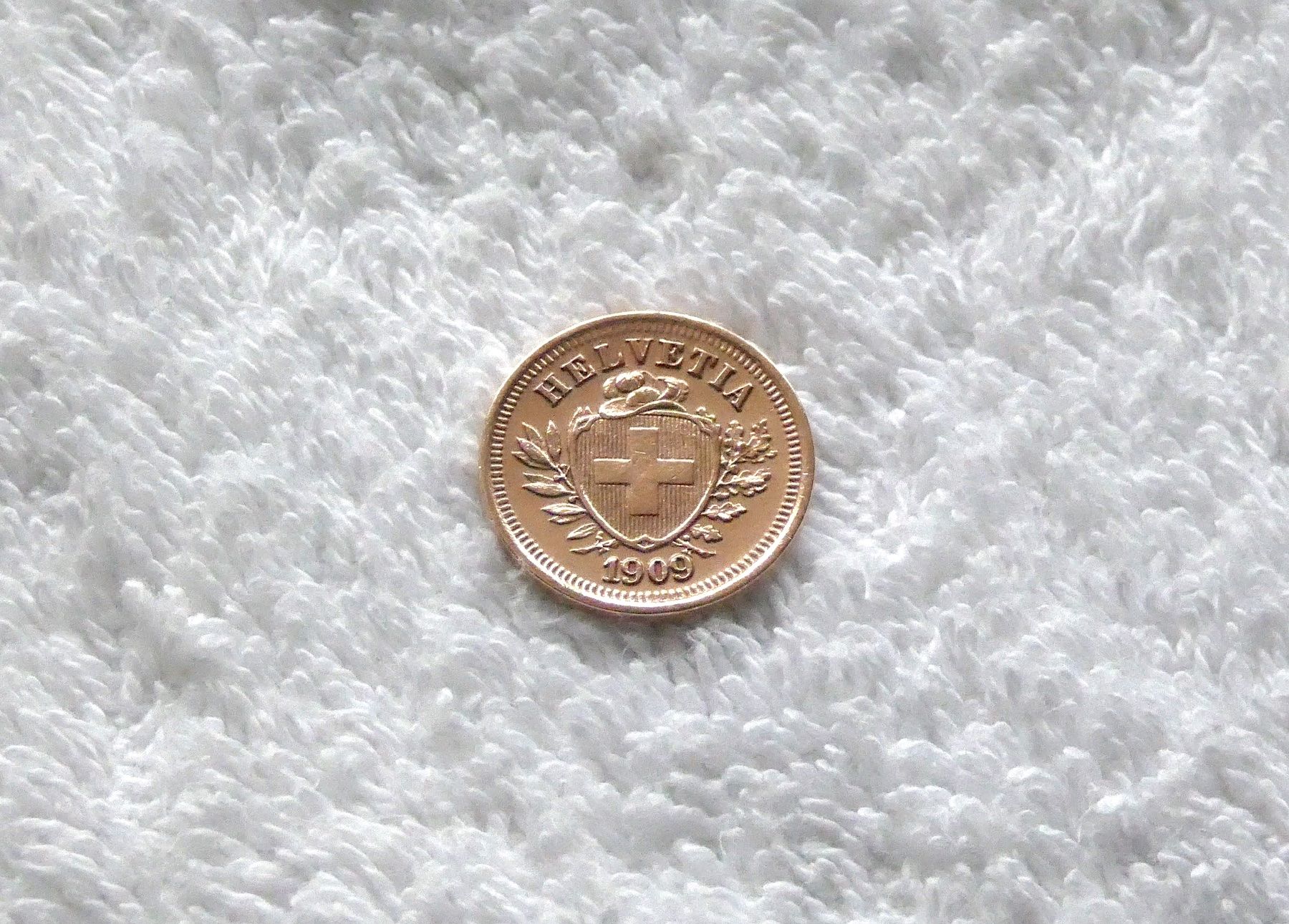 Tutti le monete: 1 centime/Rappen 1909 – Usato da Nyon venduto da Ilmi09
