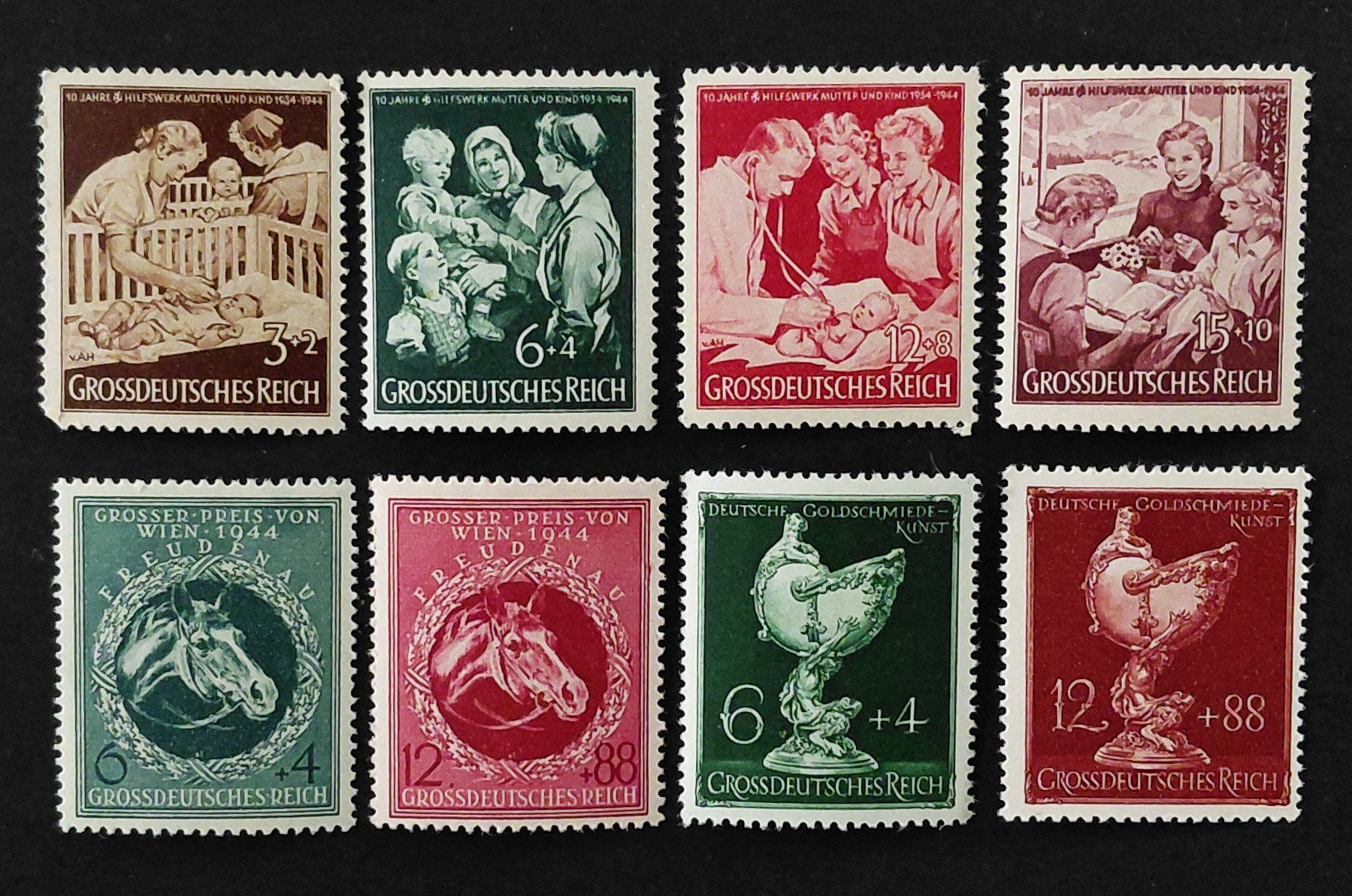 Alle Briefmarken: Deutsches Reich 1944 Lot** – Neu (gemäss Beschreibung) aus Luzern von qualifair