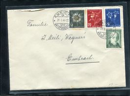 PJ 1943 Satzbrief von Zürich 29.I.44