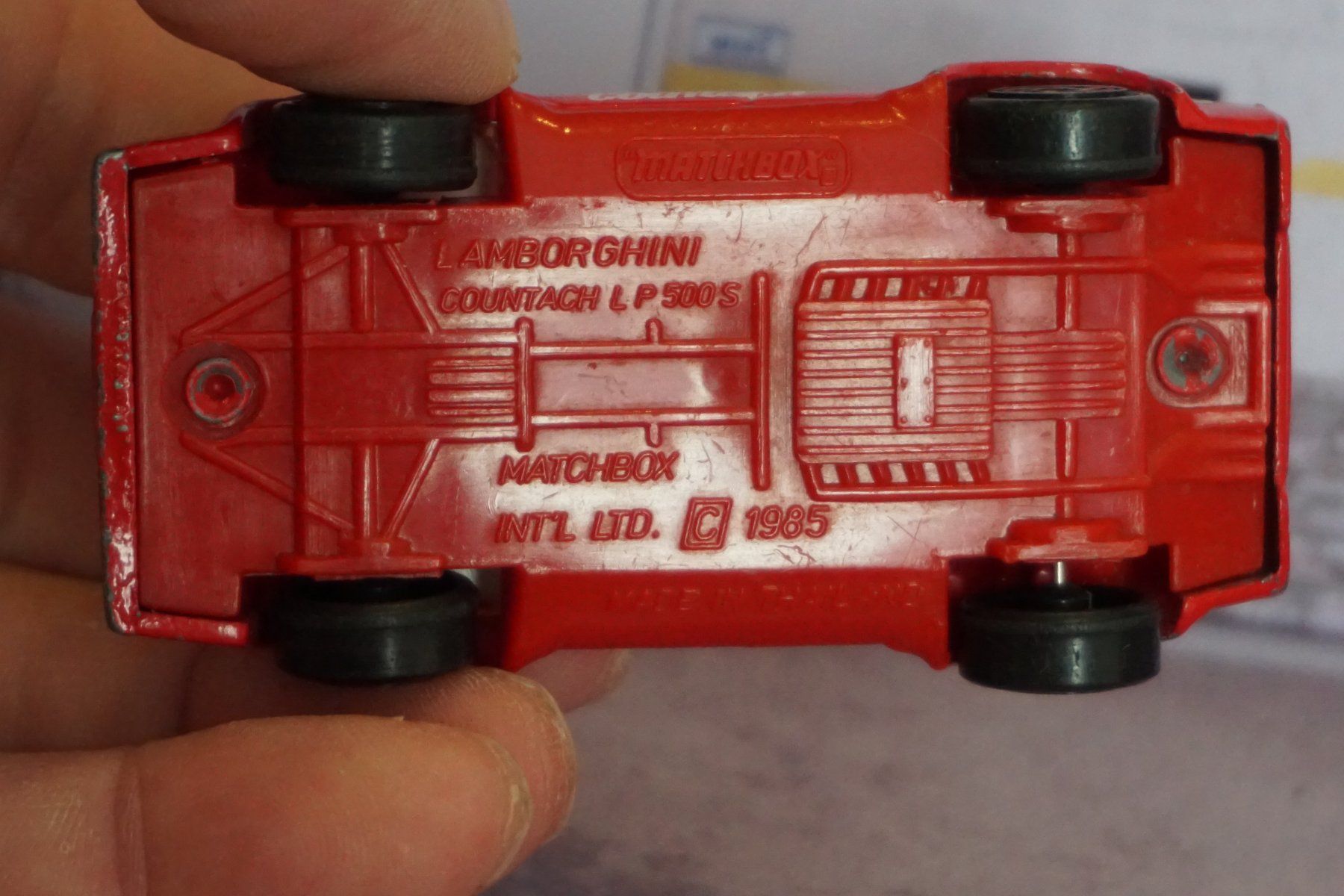 Matchbox Modellini d'auto: Matchbox Lamborghini Countach LP500 S COOL !!!!!!!!!!!!!!!!! – Usato da Reiden venduto da Doppeldecker69 5