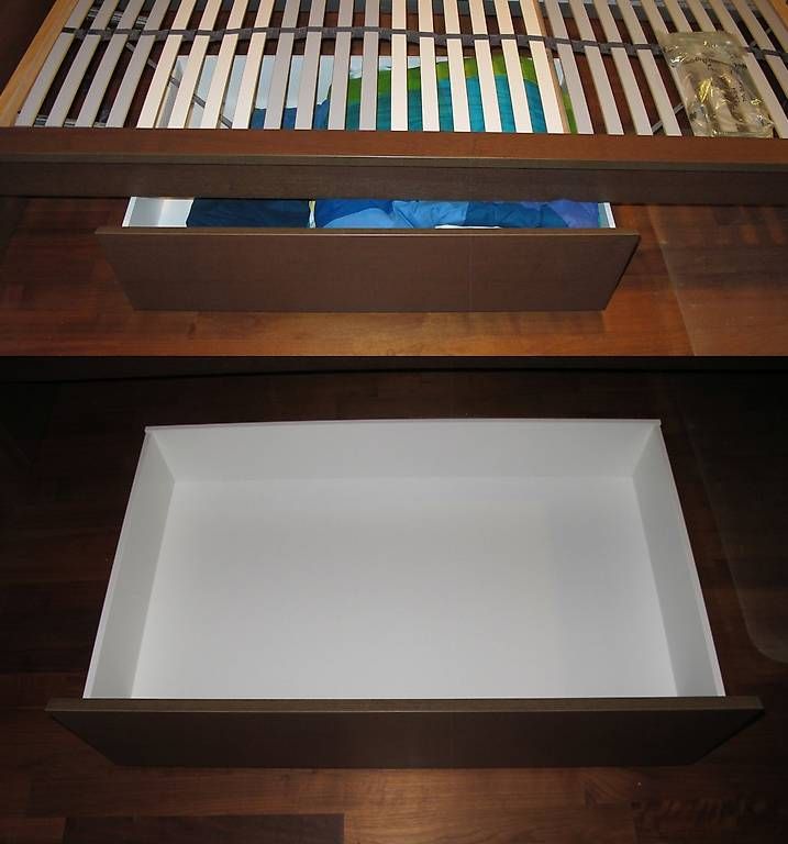 Ikea Betten: Bett IKEA MALM 140x200cm inkl. 2 Bettschubladen – Gebraucht aus Windisch von Gion7 2