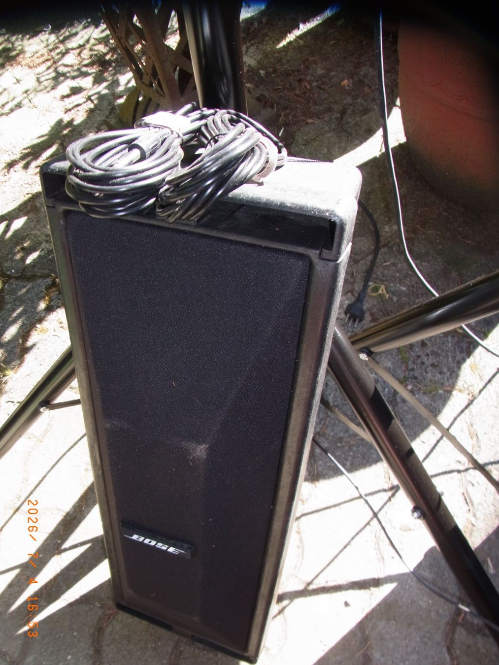 Bose Amplificatori: Bose Gesangsanlage  mit Mikrofon und Stativen – Usato da Uezwil venduto da Fauchi51 2